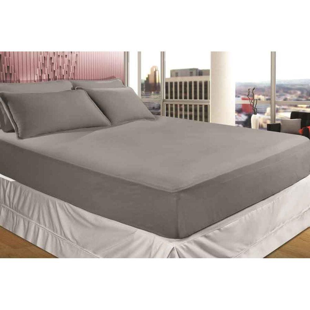 Jogo de Cama Queen em Malha 100% Algodão