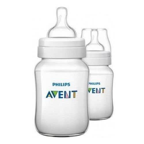 Menor preço em Kit 2 Mamadeiras Anticolicas 125 ml + 260 ml Philips Avent