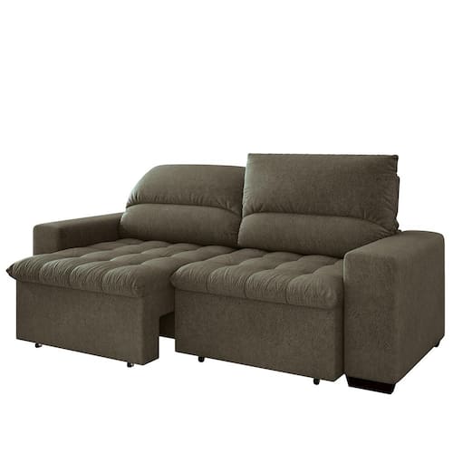 Sofá 4 Lugares Linoforte Terraza com Assento Retrátil e Encosto Reclinável em Tecido Suede 230 cm de largura é ruim? Sofá 4 Lugares Linoforte Terraza com Assento Retrátil e Encosto Reclinável em Tecido Suede 230 cm de largura é boa?