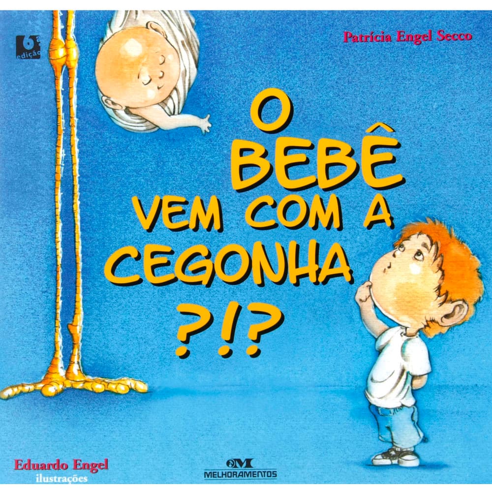 Livro - O Bebê Vem com a Cegonha?!? - Patrícia Engel Secco