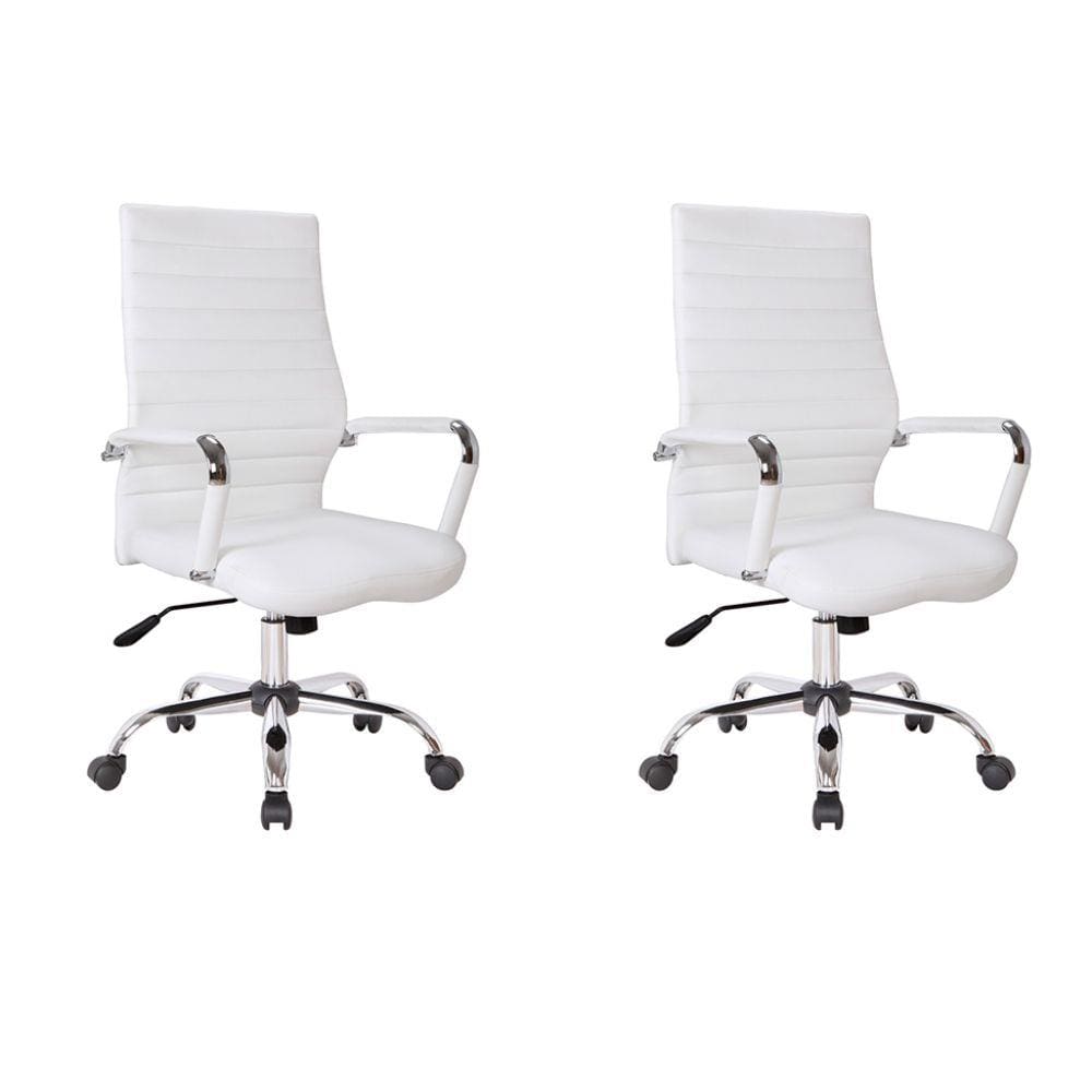 Conjunto com 2 Cadeiras de Escritório Diretor Cleaner