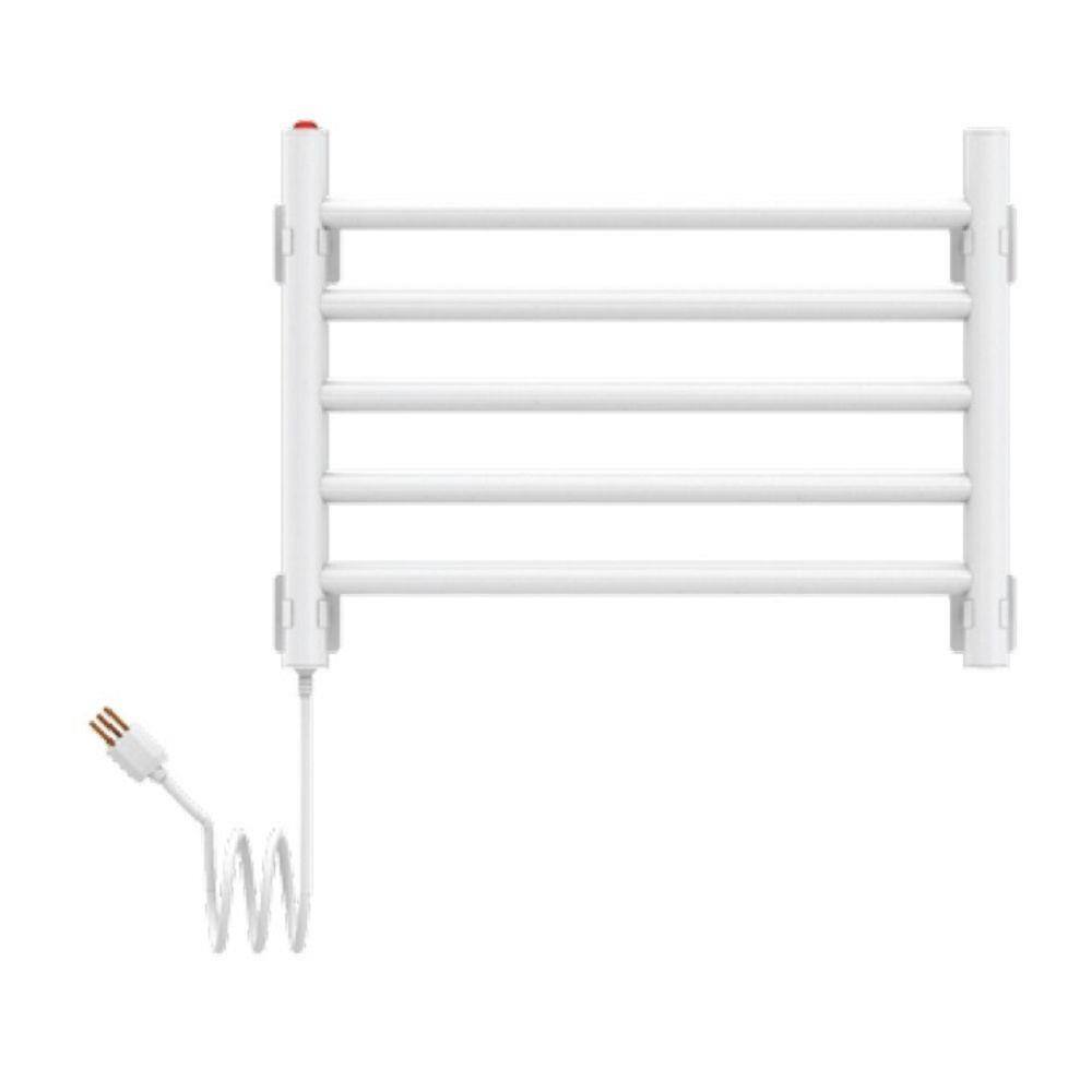 Aquecedor Toalhas Térmico Seccare Decorato Reto Branco Preto