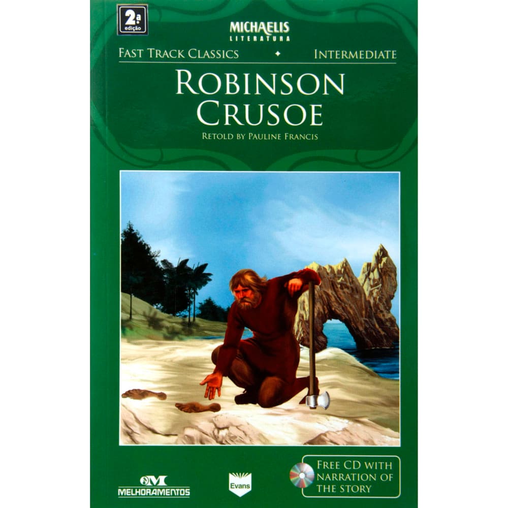 Fast Track Classics - Robinson Crusoe - Com CD - Daniel Defoe