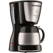 Cafeteira Elétrica Mondial Dolce Arome Thermo Inox C-33 JT 24 Xícaras - Preta