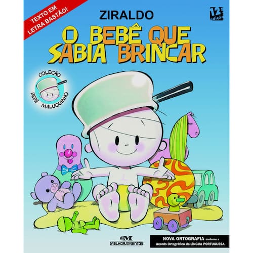 imagem-Livro - Bebê Maluquinho - O Bebê que Sabia Brincar - Ziraldo