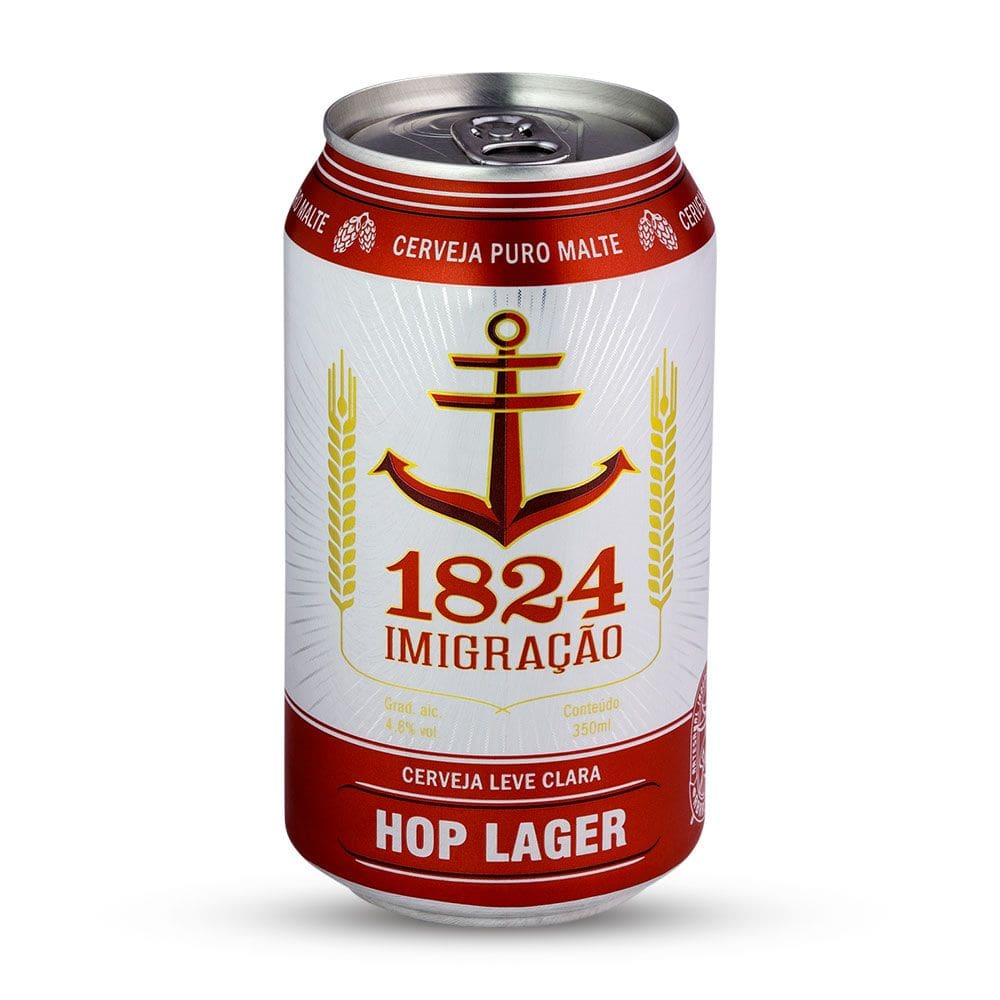 Cerveja Imigração Hop Lager Lata 350ml