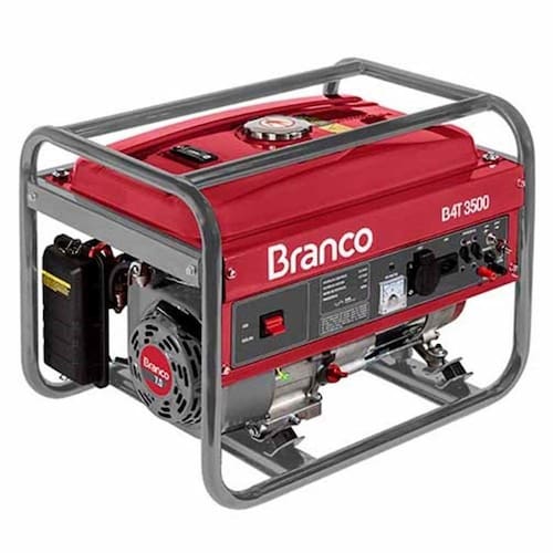 Gerador de energia 3,5 kva à gasolina monofásico partida manual - Branco Motores Menor preço em Gerador de energia 3,5 kva à gasolina monofásico partida manual - Branco Motores