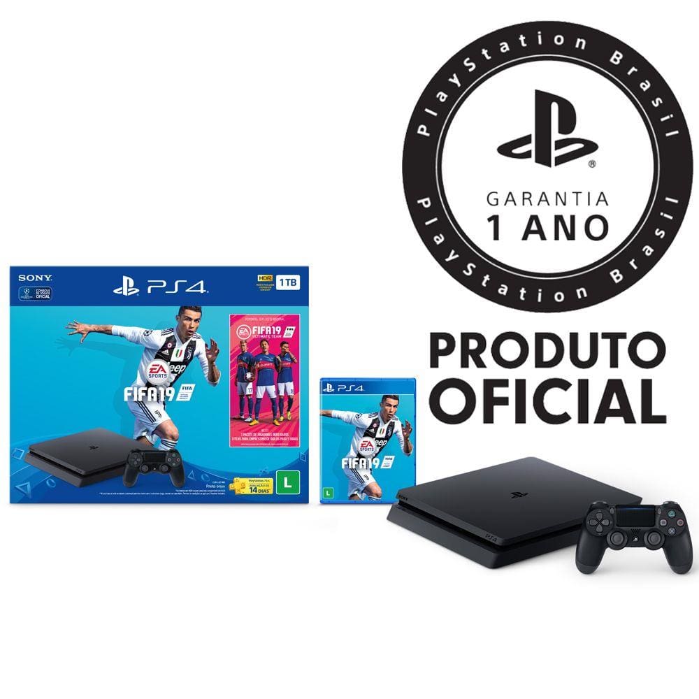 Console PlayStation 4 1TB Bundle Hits12 c/ 3 jogos PS4 - Sony( semi novo)  Console PlayStation 4 1TB Bundle Hits12 c/ 3 jogos PS4 - Sony( semi novo)  Console PlayStation 4 1TB