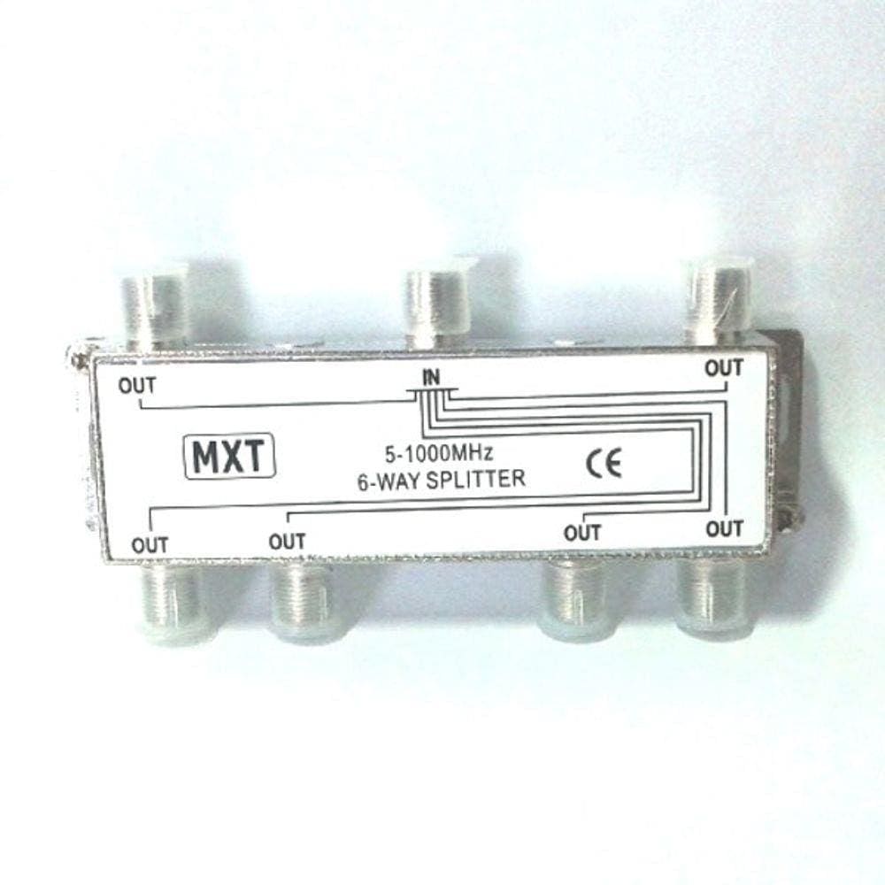 Divisor De Sinal 1x6 Baixa Frequência 5-1000Mhz
