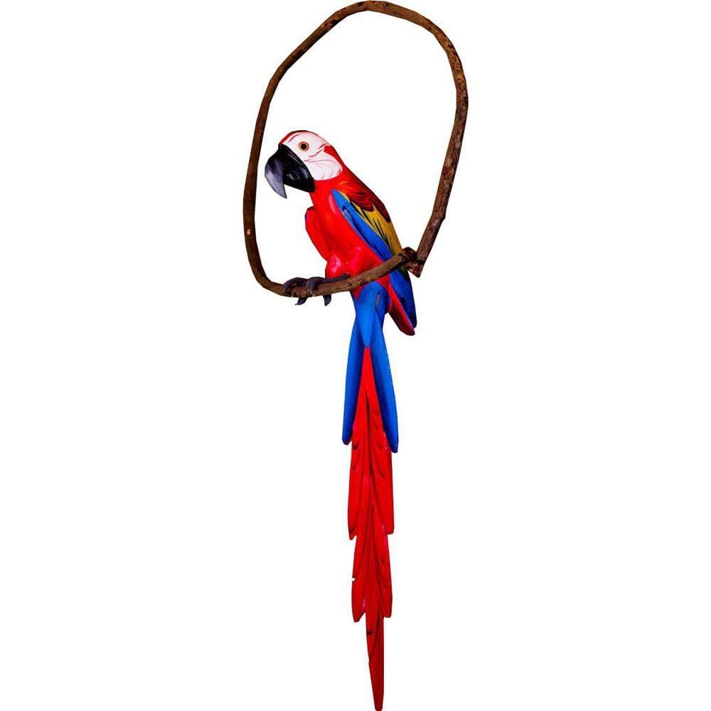 Arara Vermelha de Madeira