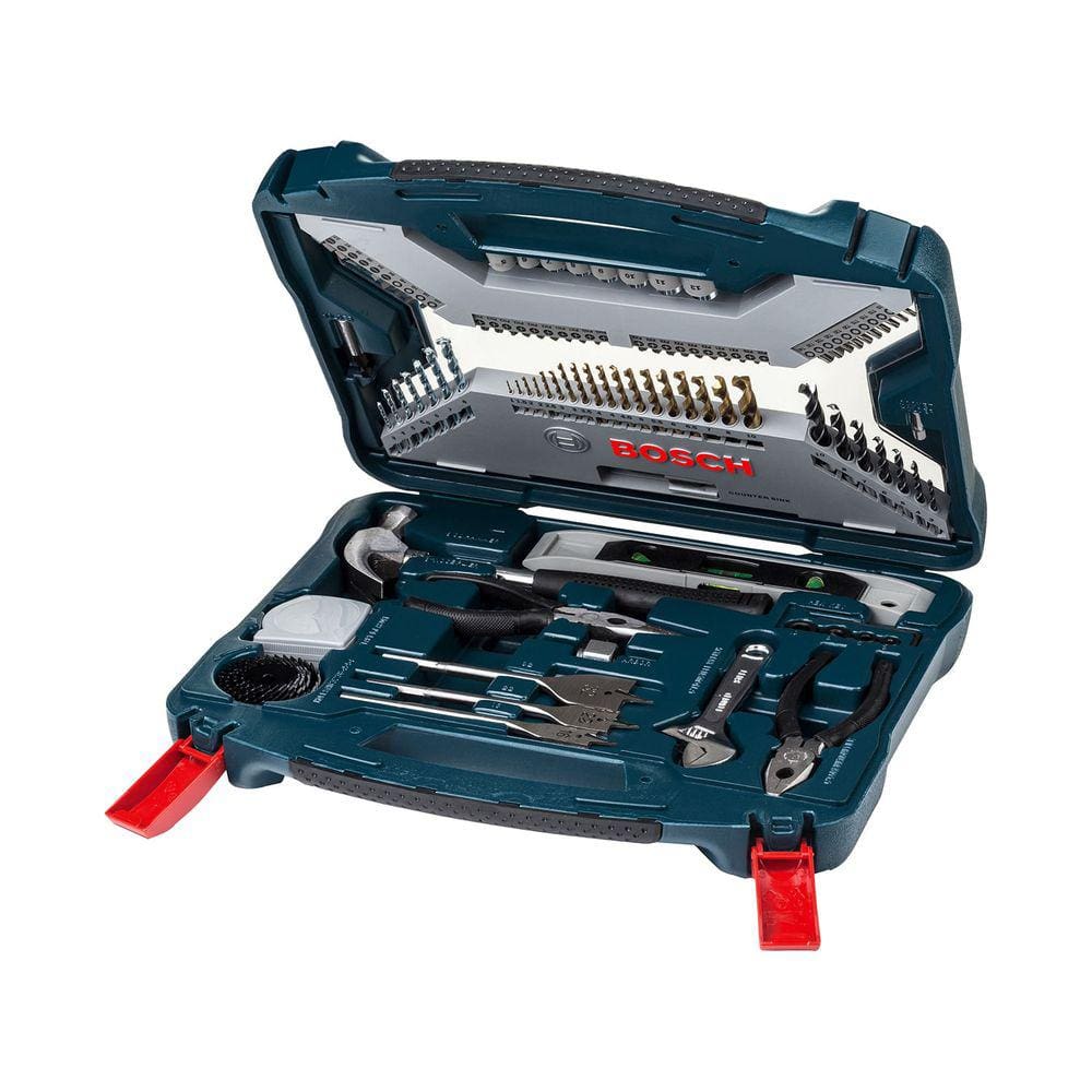 Estojo Kit Jogo de Ferramentas com 103 Peças X-Line X103TiN Bosch