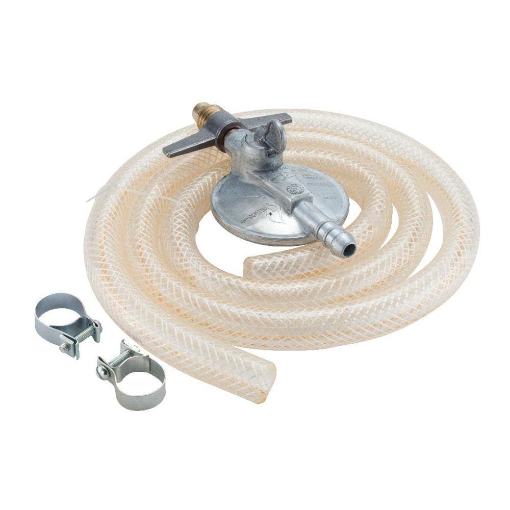 Kit Instalação Para Fogão De Piso Com Regulador De Gás, Mangueira E Abraçadeiras