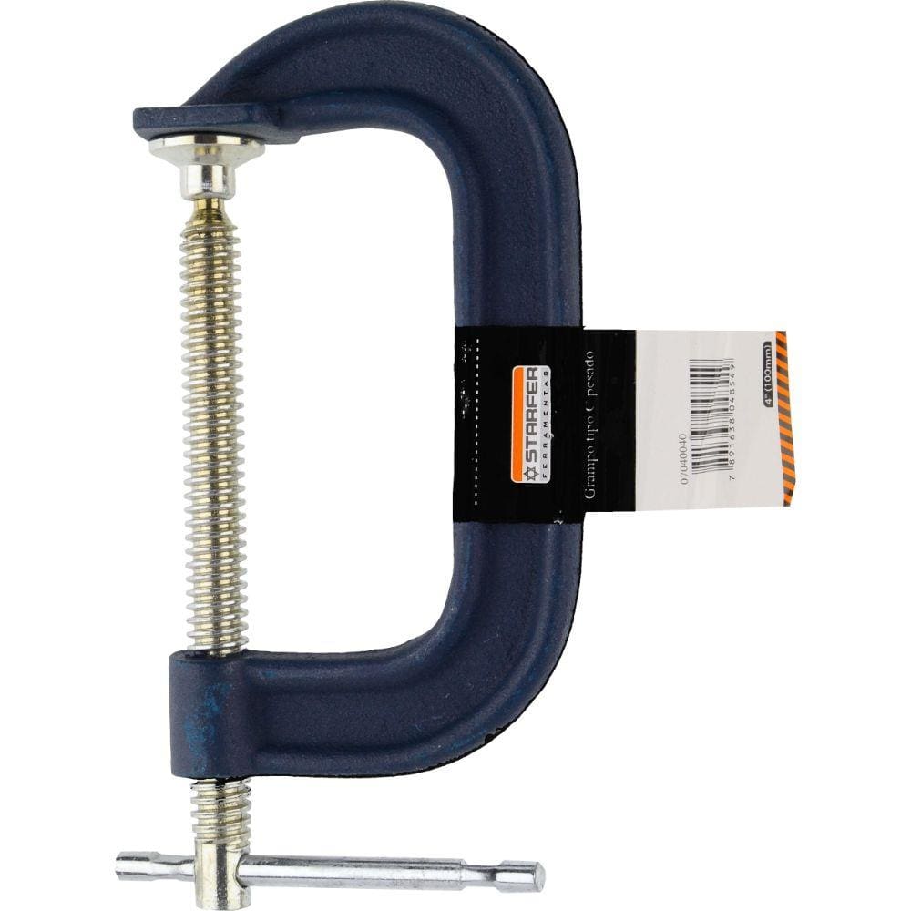 Grampo Tipo C Pesado Starfer 4 Polegadas