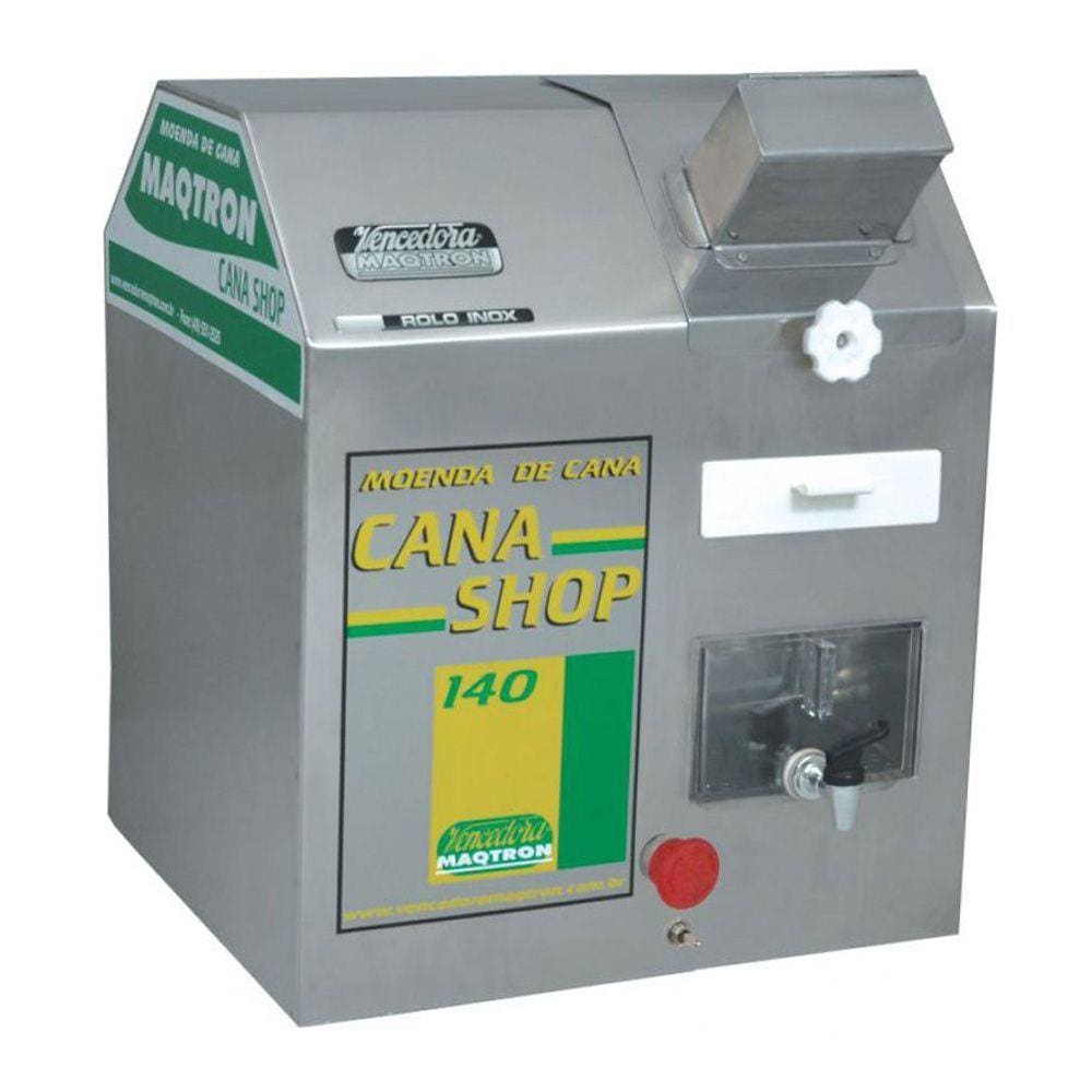 Moenda Cana Shop 140 Litros Maqtron Rolos de Inox