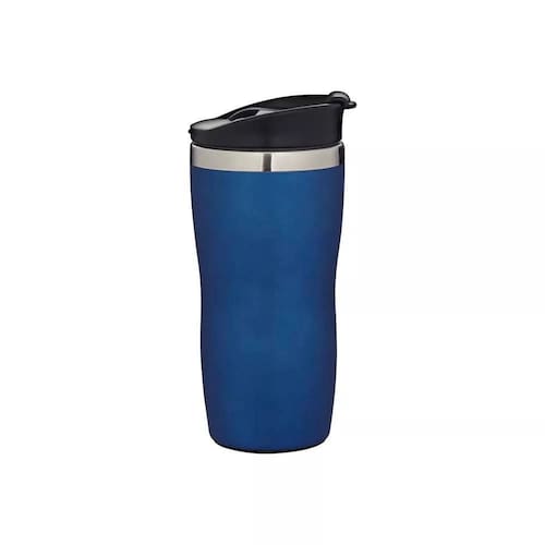 Copo Termico Aço Inox Academia Fitness 450ml Azul Mor Menor preço em Copo Termico Aço Inox Academia Fitness 450ml Azul Mor