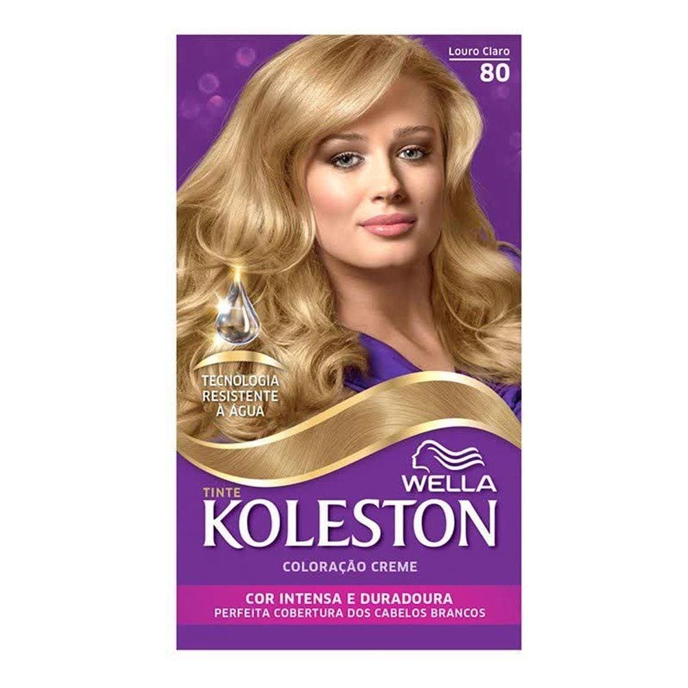 Kit Tintura Koleston Louro Claro 80