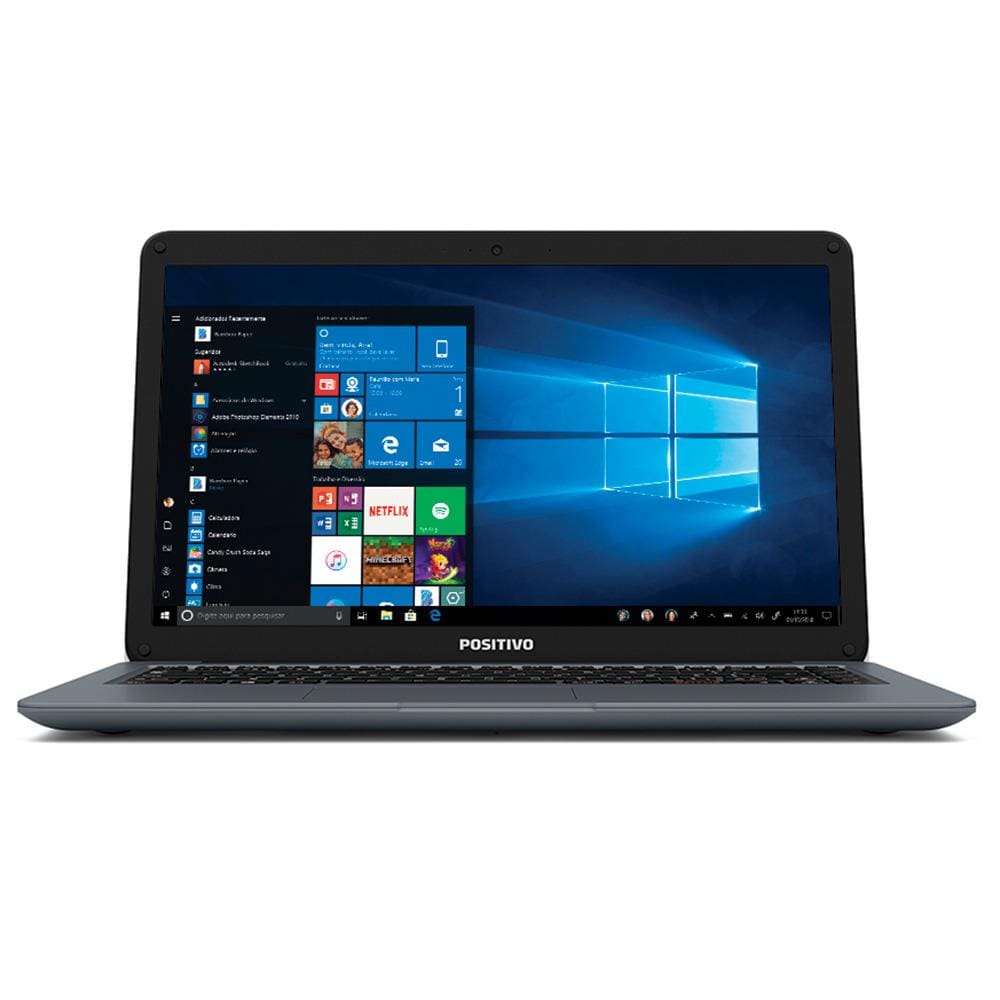 Notebook Positivo Core i3-7020U 4GB 64GB | Extra
