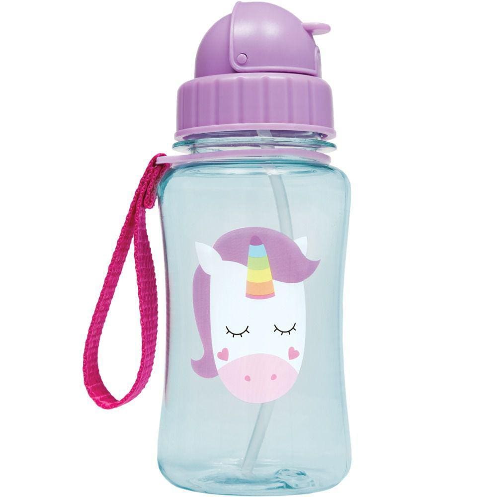 Garrafinha Com Canudo Animal Fun Unicórnio buba baby