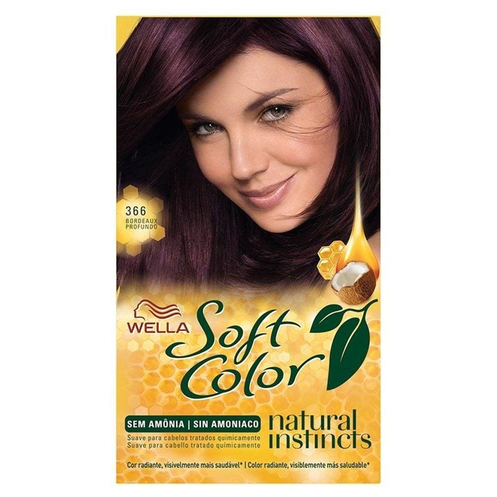 Kit Tintura Soft Color Bordeaux Profundo 366 Soft Color