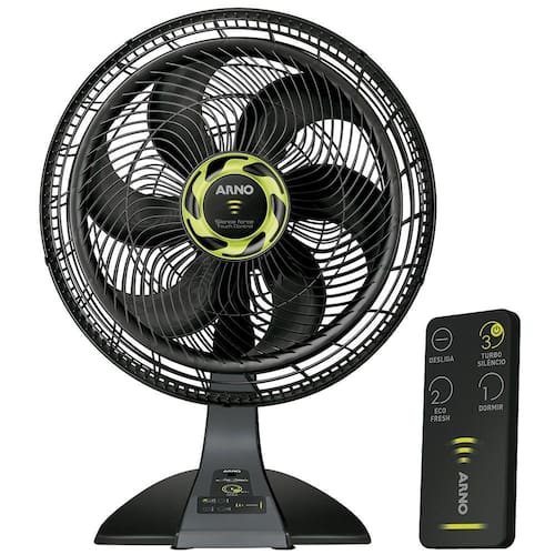 imagem-Ventilador de Mesa Arno 40cm Silence Force Touch Control VF6M - Preto - 220V