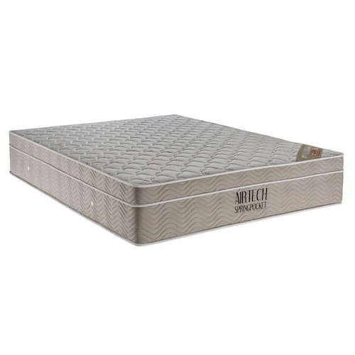imagem-Colchão Queen Airtech Molas Ensacadas Superpocket (30x158x198)  - BEGE