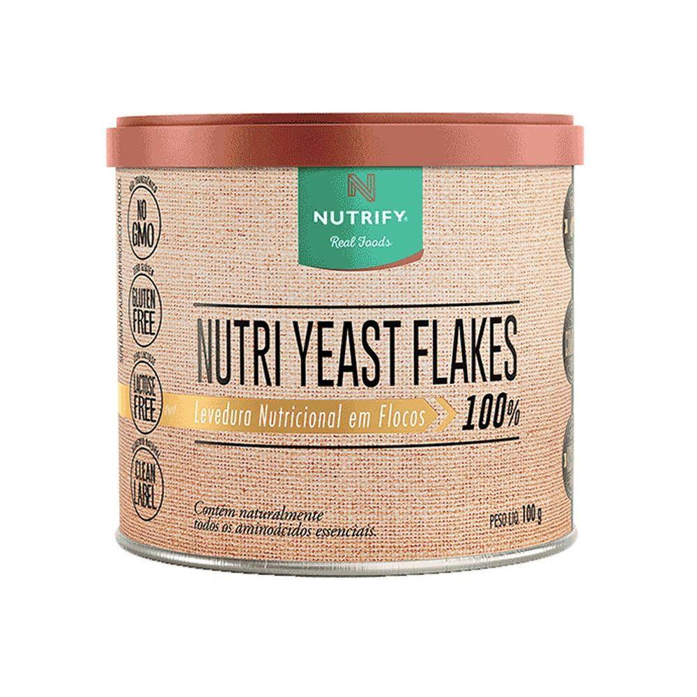 Nutri Yeast Flakes Levedura Nutricional em Flocos 100g - Nutrify