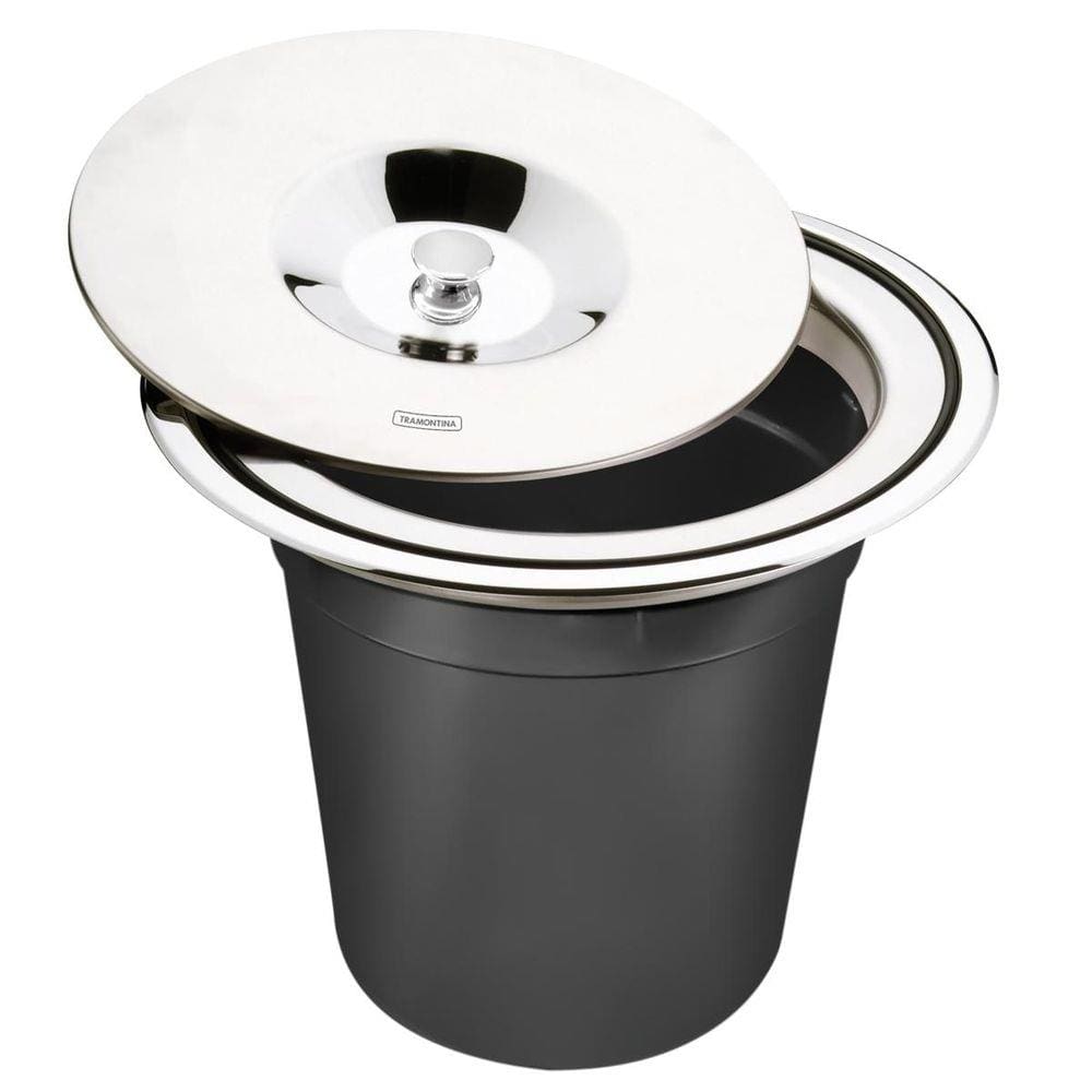 Lixeira De Embutir 5 Litros Inox 304 - Tramontina 94518005