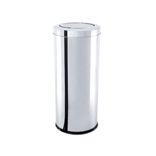 Lixeira inox com tampa basculante decorline lixeira brinox Menor preço em Lixeira inox com tampa basculante decorline lixeira brinox