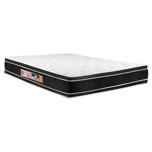 imagem-Colchão Castor Espuma D33 Black e White AIR DF Queen - 1,58x1,98x0,27