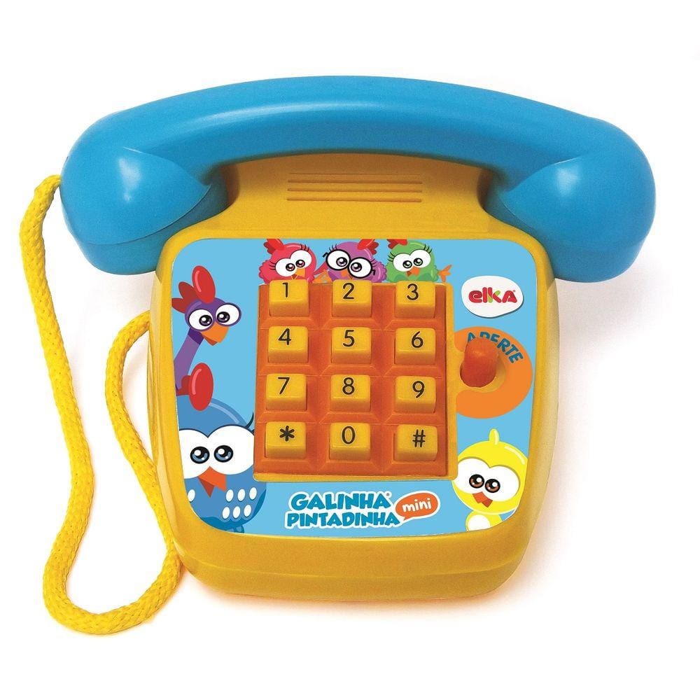 Telefone Sonoro - Galinha Pintadinha Mini - Elka