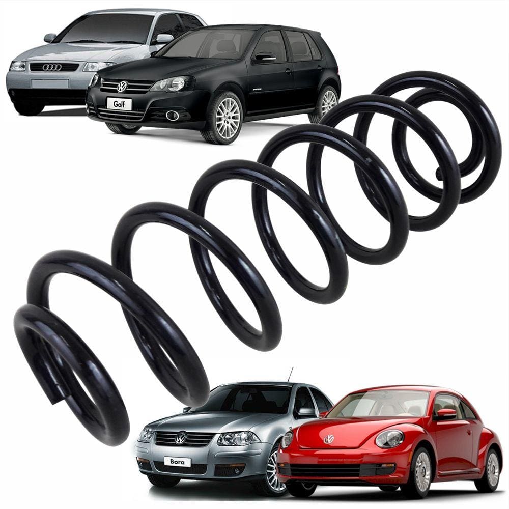 Mola Traseira Fabrini Volkswagen Golf 99 até 2014 Bora 99 até 2011 New Beetle 99 até 2010 Audi A3 99 até 2006