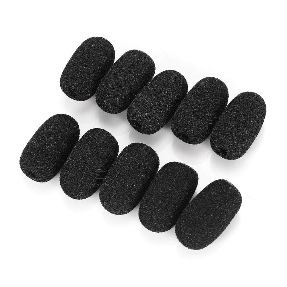KIT 10 Protetor Bocal Microfone Espuma Para Headset Intelbras Top Use ESP09