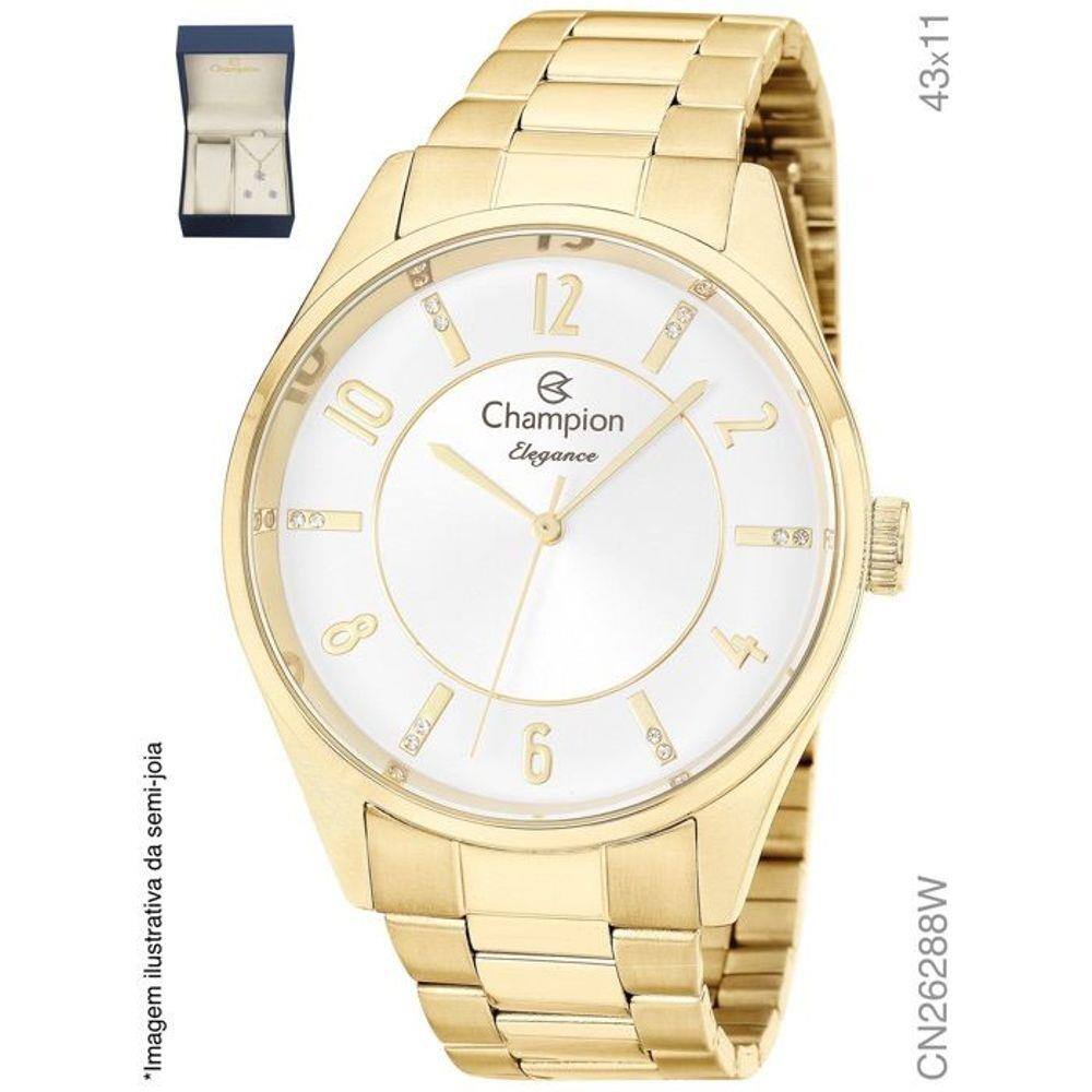 Relógio Champion Dourado Cn26288W