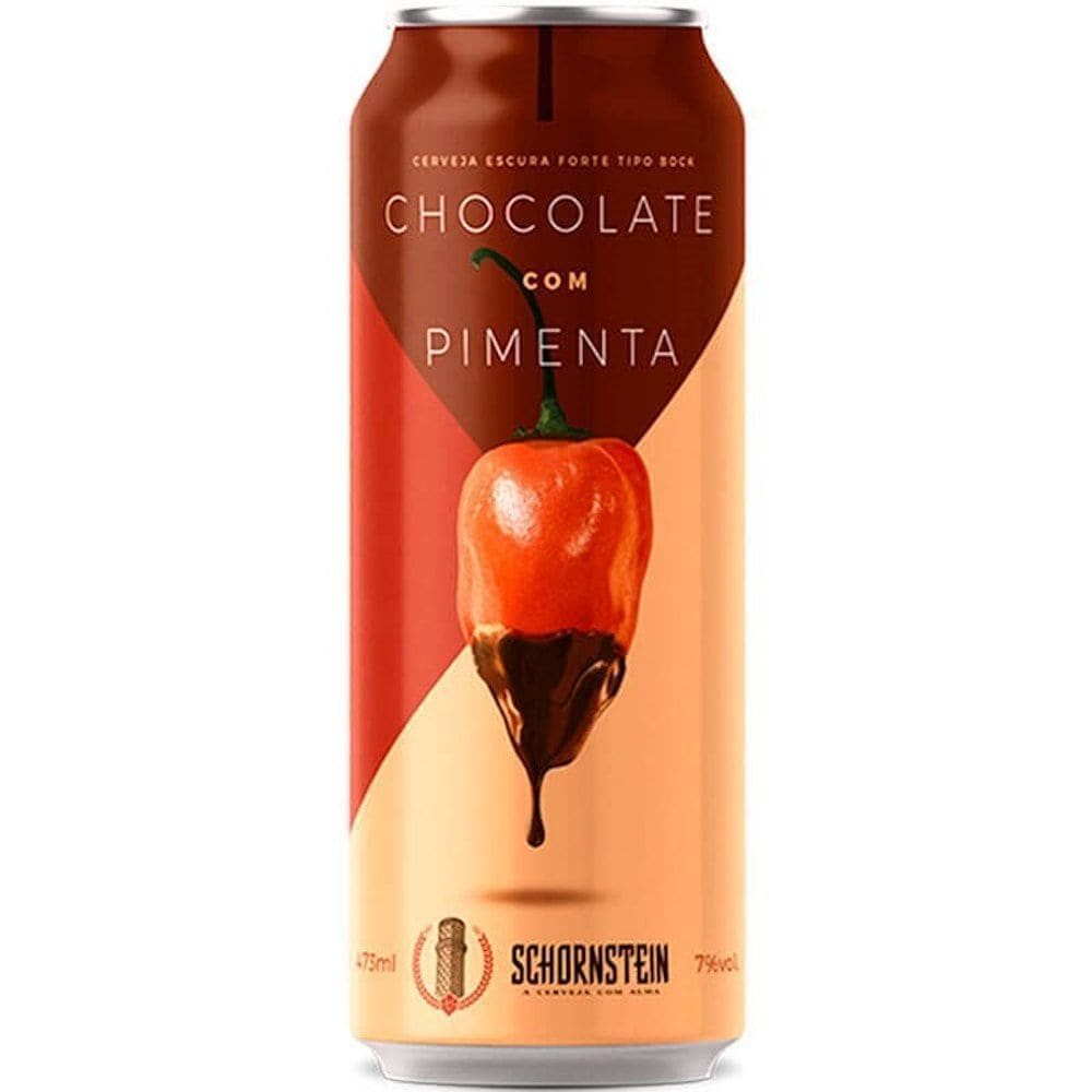 Cerveja Schornstein Chocolate com Pimenta Lata 473ml