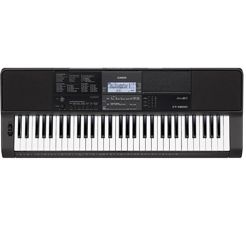 Teclado Musical CT-X800 CASIO - 61 teclas sensitivas - 48 Polifonias - MIDI/USB