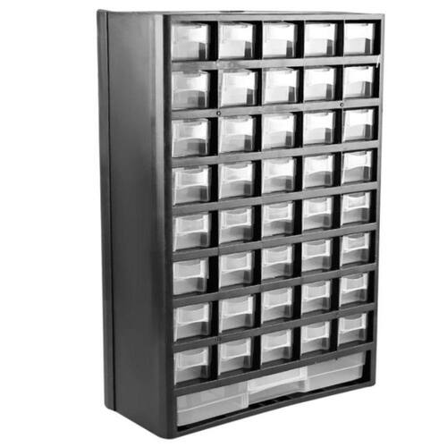 Organizador Multiuso Plástico 12 POL c/ 41 Gavetas MJ2047 BLACK JACK Menor preço em Organizador Multiuso Plástico 12 POL c/ 41 Gavetas MJ2047 BLACK JACK
