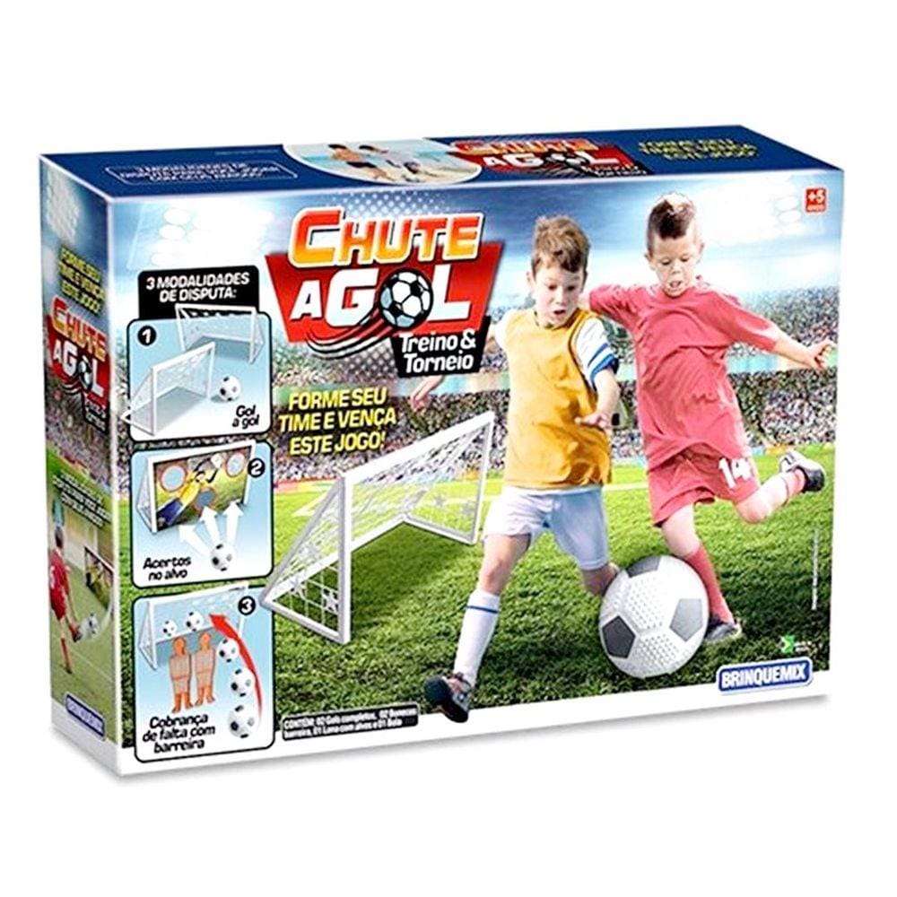 Jogo Futebol Chute A Gol Treino e Torneio - Brinquemix Cag180