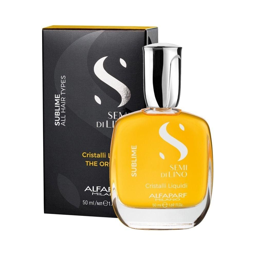 Óleo Capilar Alfaparf Semi Di Lino Sublime Cristalli Liquid - 50ml