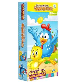 Jogo da Memória Galinha Pintadinha Grandinho 24 Peças Toyster, , Toyster