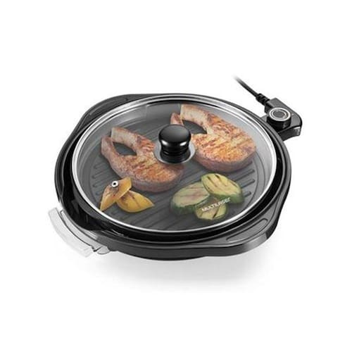 Panela Grill Multifuncional 1200W - Preta Multilaser - CE053 Menor preço em Panela Grill Multifuncional 1200W - Preta Multilaser - CE053
