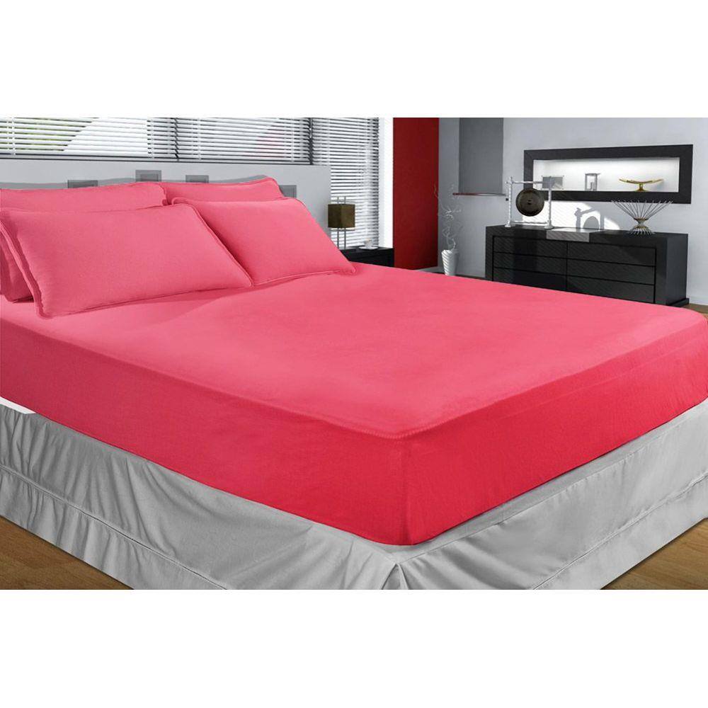 Jogo de Cama Malha - Casal - 3 Peças - 100% Algodão - SBX