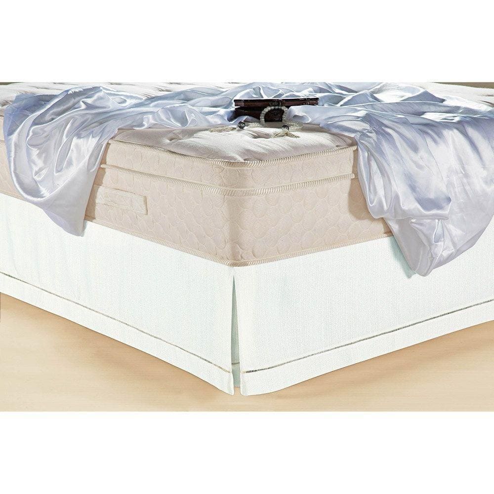 Saia Box Classic Percal 180 Fios para Cama Box Solteiro