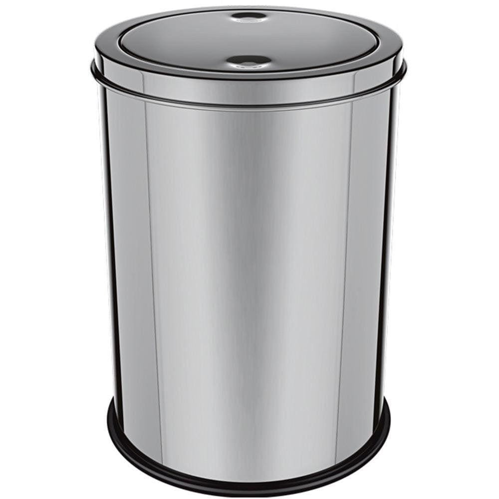 Lixeira Inox 12 Litros Basculante Banheiro Cozinha