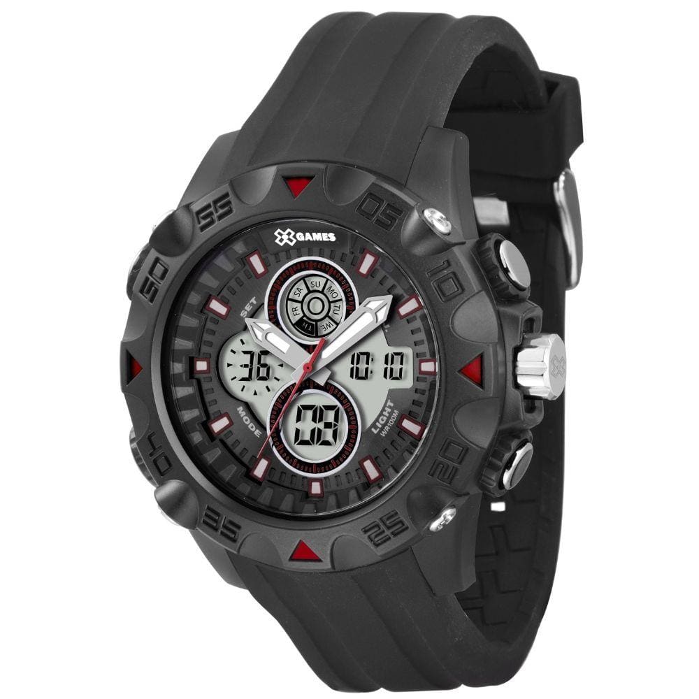 Relógio X-games Masculino Anadigi Xmppa153 Bxpx Preto