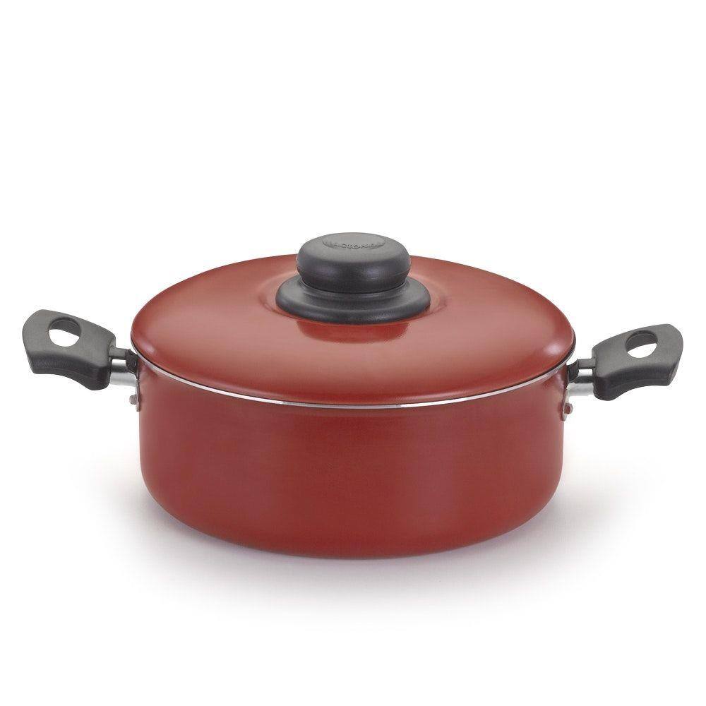 Caçarola Antiaderente Vermelho n 22