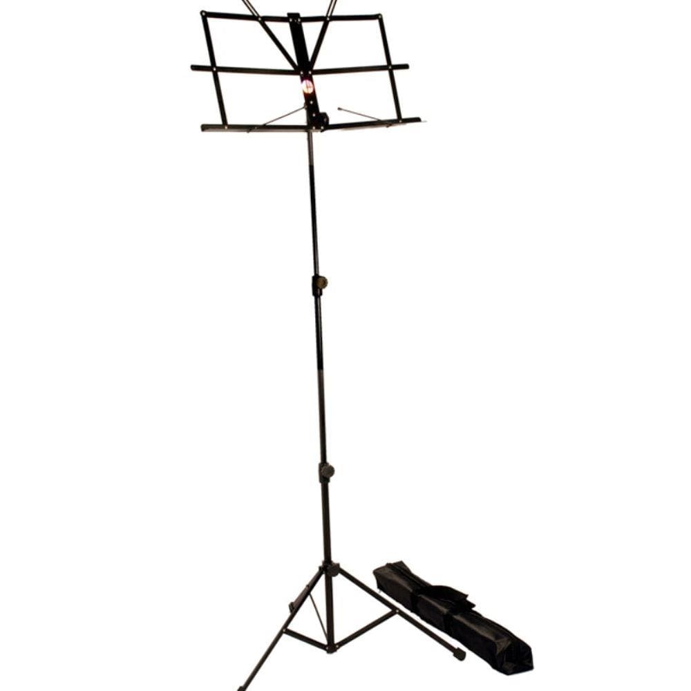 Suporte Telescópica Para Partitura Com Capa Preto Dolphin