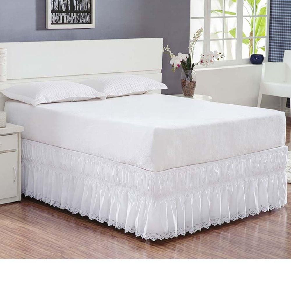 Saia Box Casal King Perolla - Branco