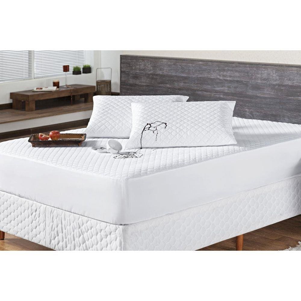 Protetor de Colchão Impermeável Matelado Casal Branco