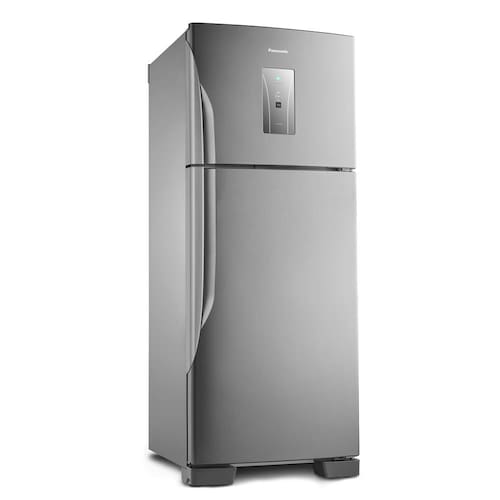 imagem-Geladeira Panasonic NR BT50BD3XA Frost Free Econavi 435 Litros Inox - 110v