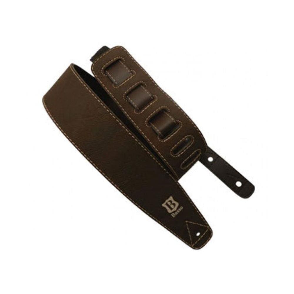 Correia Basso Para Baixo Guitarra Violão Vt L 02 - Marrom